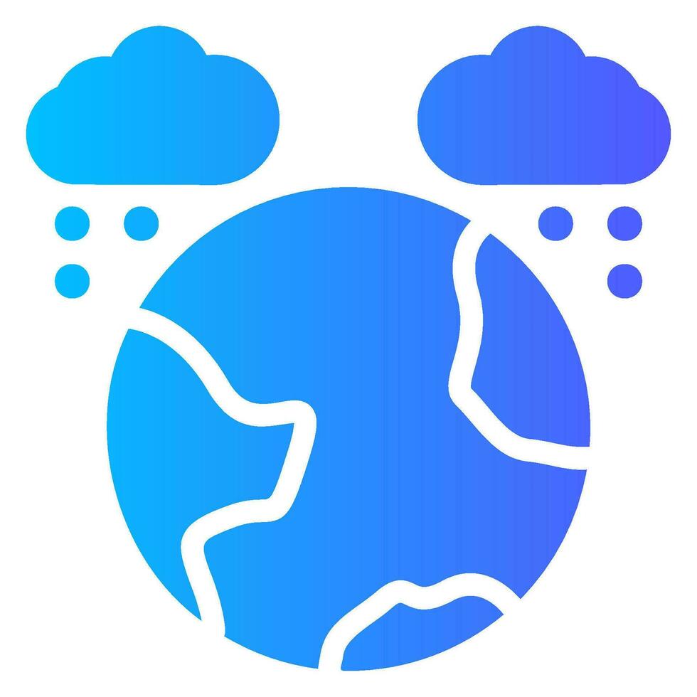 globe gradient icon vector