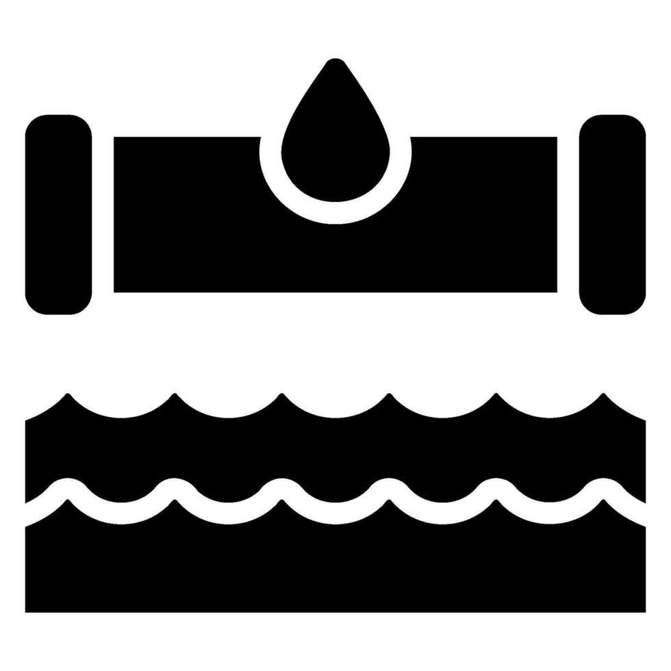 water filter glyph icon vector