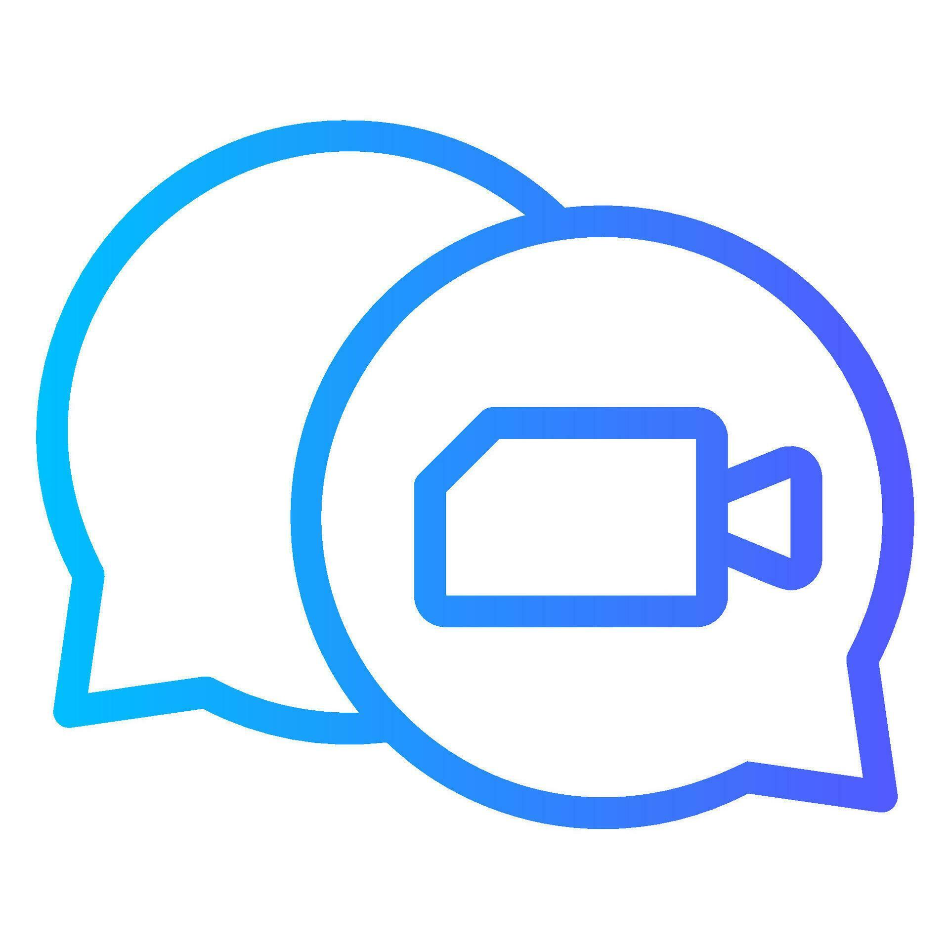 video call gradient icon 34607717 Vector Art at Vecteezy