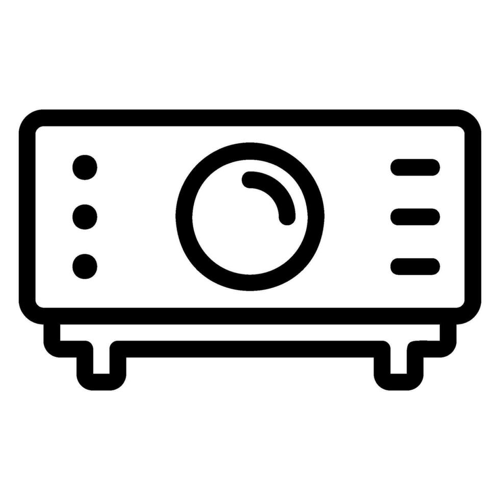 projector line icon 34607748 Vector Art at Vecteezy