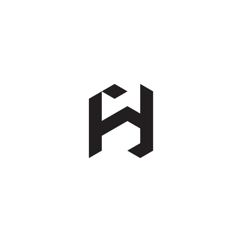 FY geometric and futuristic concept high quality logo design vector