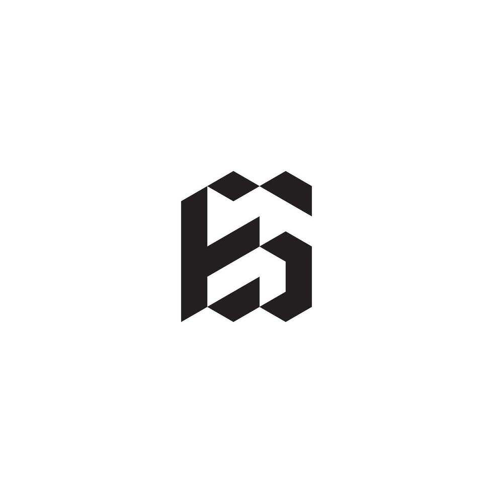 EG geometric and futuristic concept high quality logo design vector