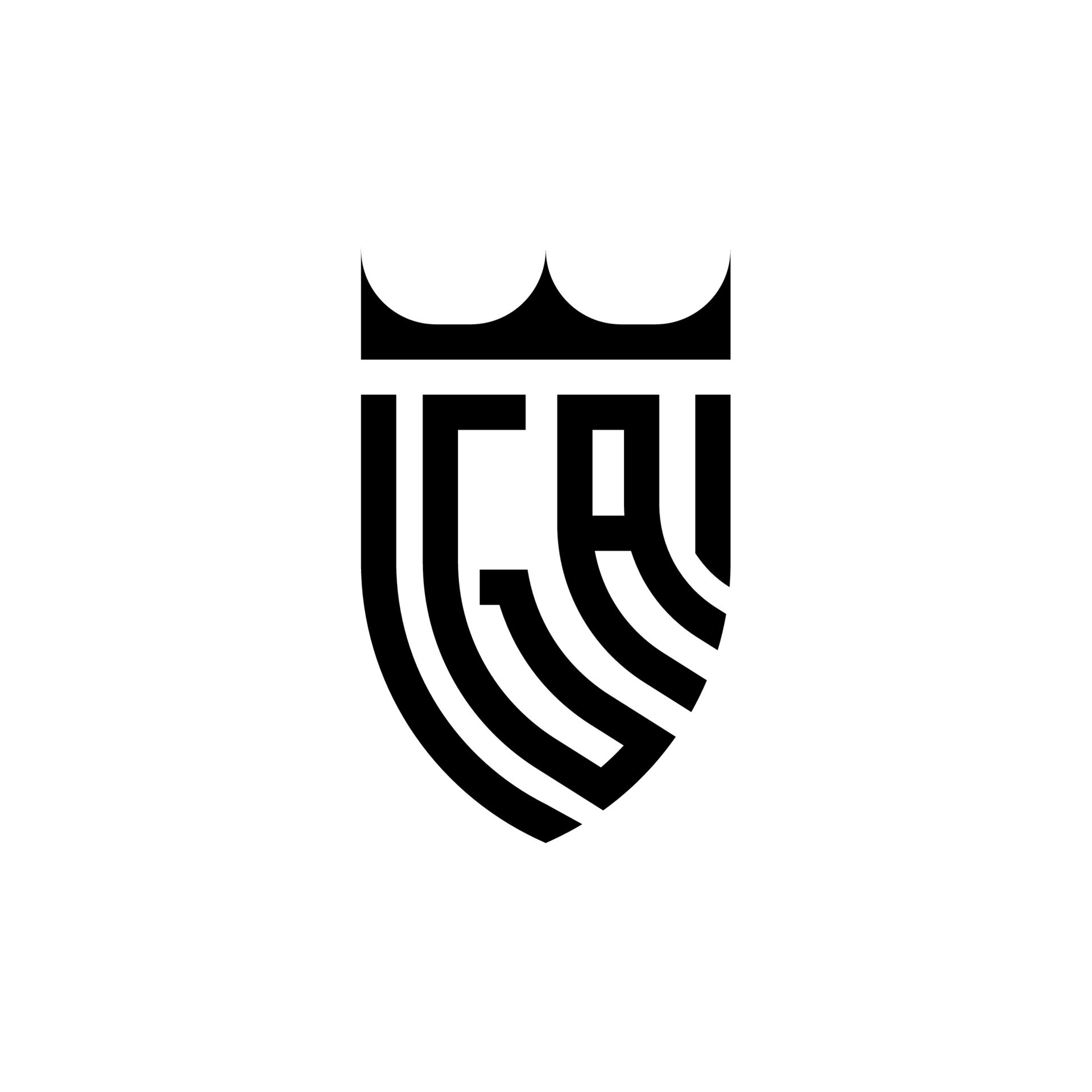 GA crown shield initial luxury and royal logo concept 34608513 Vector