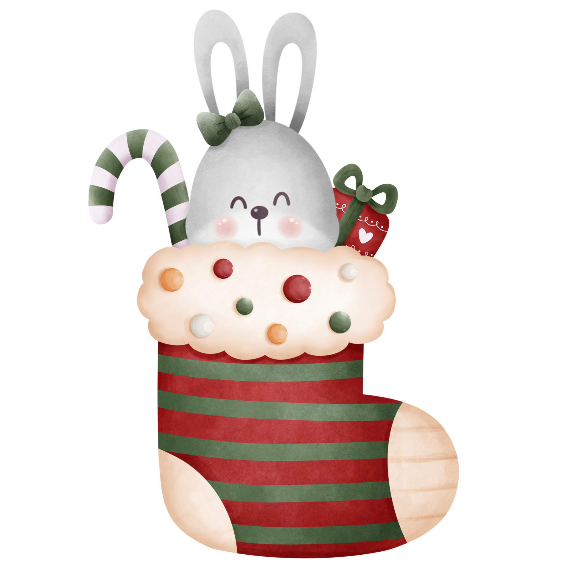 little-bunny-in-a-christmas-sock-34608562-png
