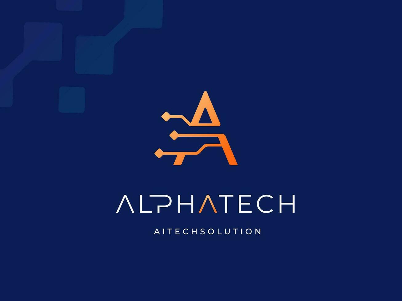 Modern Initial Letter A Algorithm Authentication Analytic Access Adaptive with Digital Data Pixel Wire Link Technology logo design vector