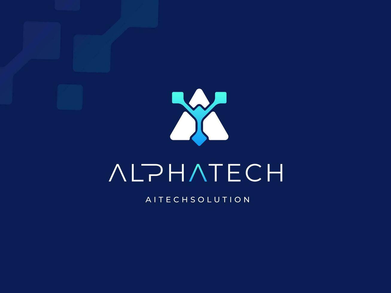 Modern Initial Letter A Algorithm Authentication Analytic Access Adaptive with Digital Data Pixel Technology logo design vector
