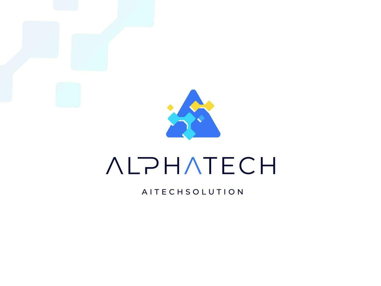 Modern Initial Letter A Algorithm Authentication Analytic Access Adaptive with Digital Data Pixel Technology logo design vector