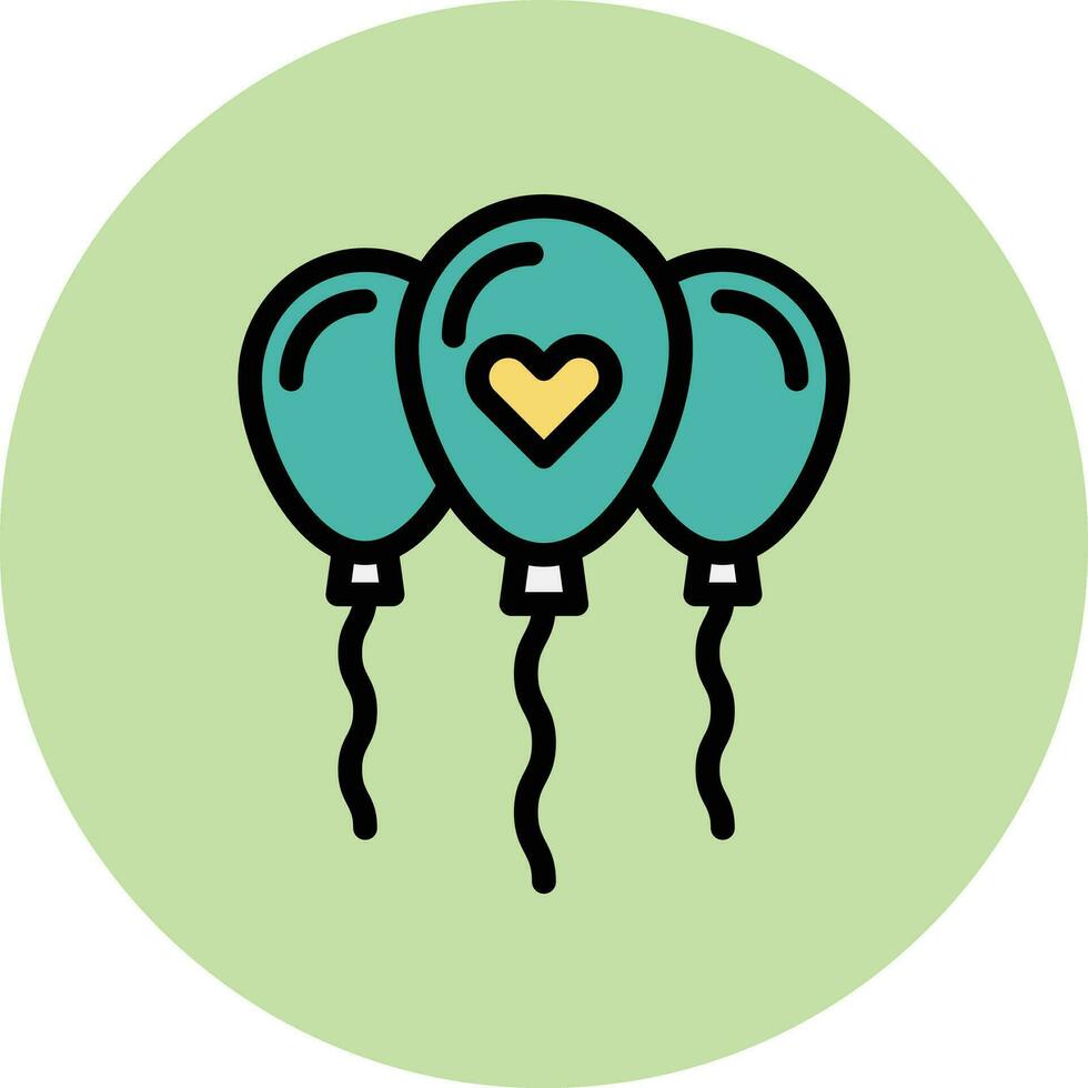 Balloons Vector Icon Design Illustration