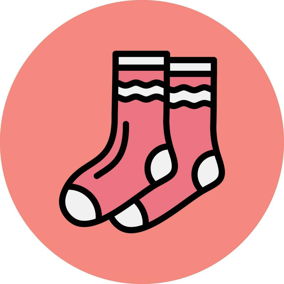 Sock Vector Icon Design Illustration