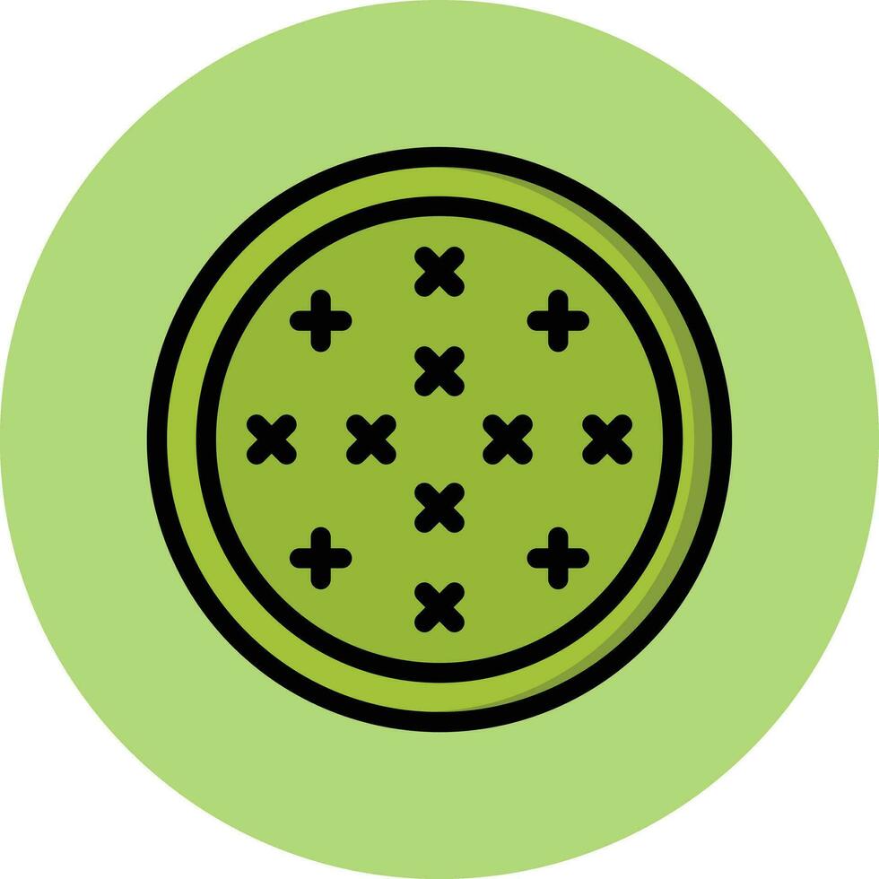 Cross Stitch Vector Icon Design Illustration
