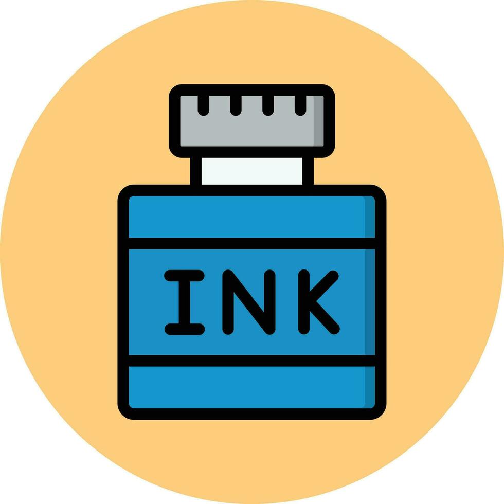 Ink Vector Icon Design Illustration