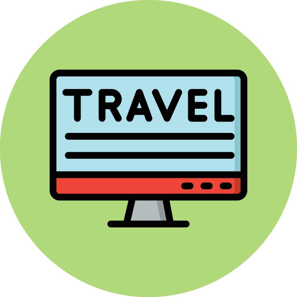 Travel Vector Icon Design Illustration