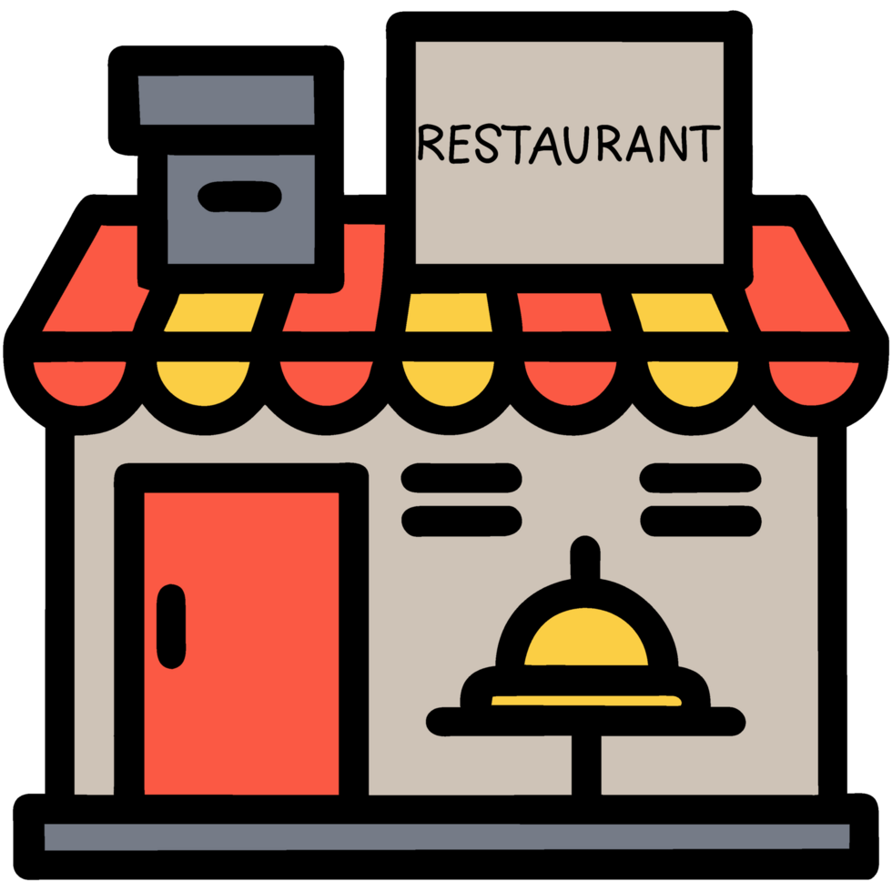 restaurant ontwerp, voedsel en drankje, betaling in een restaurant png