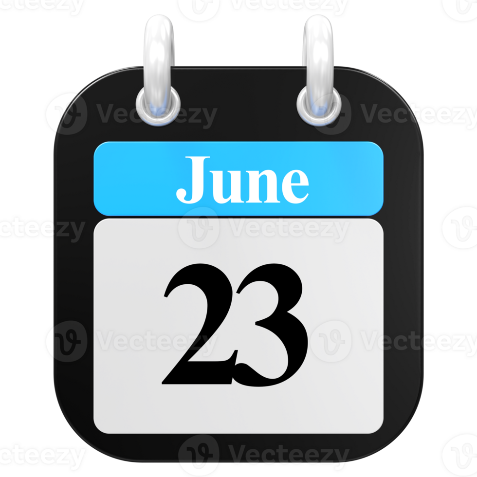 icon calendar 3D Rendering png