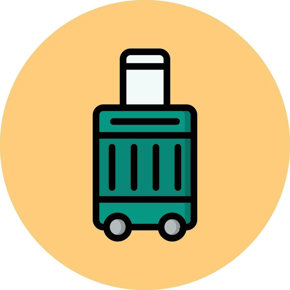 Luggage Vector Icon Design Illustration