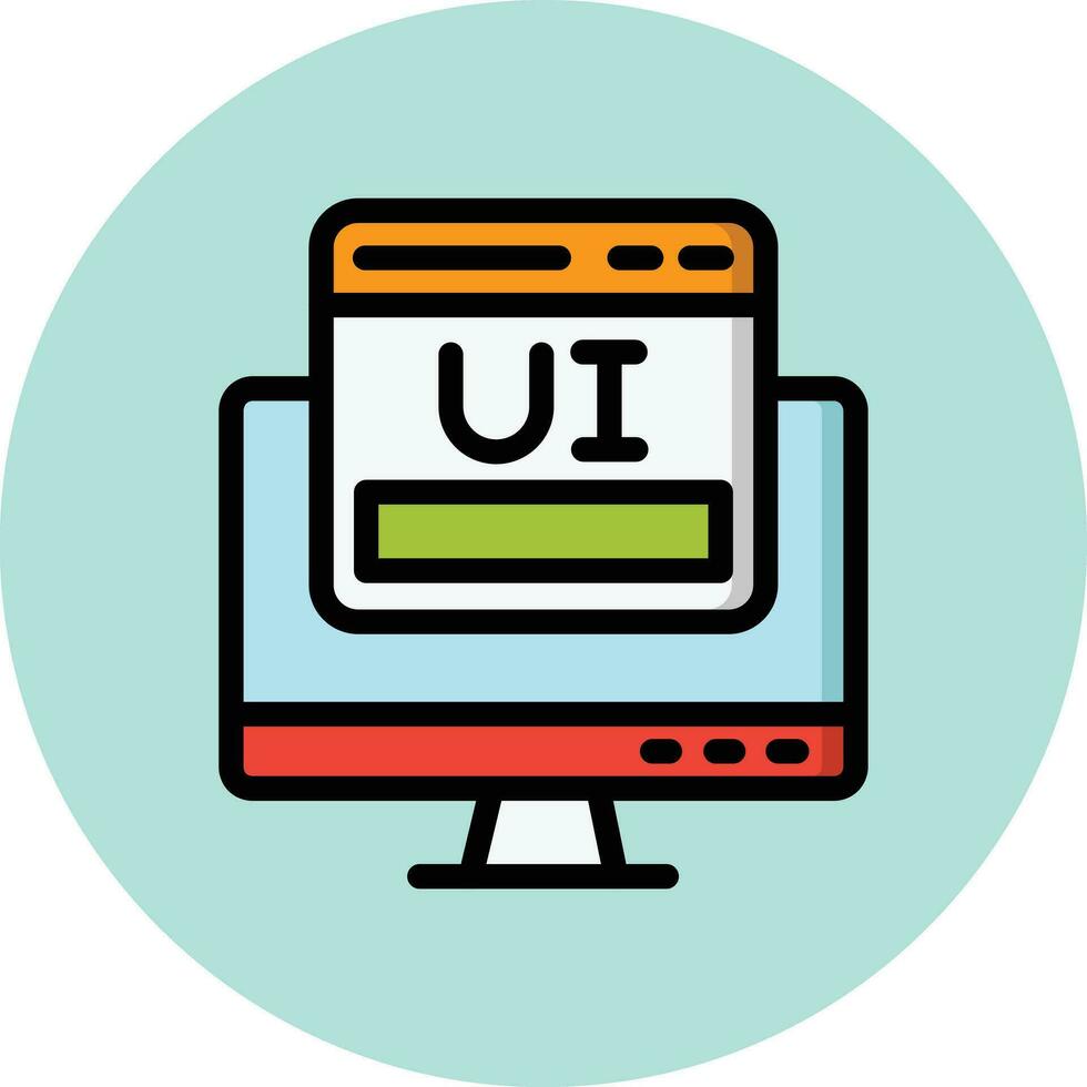 User interface Vector Icon Design Illustration