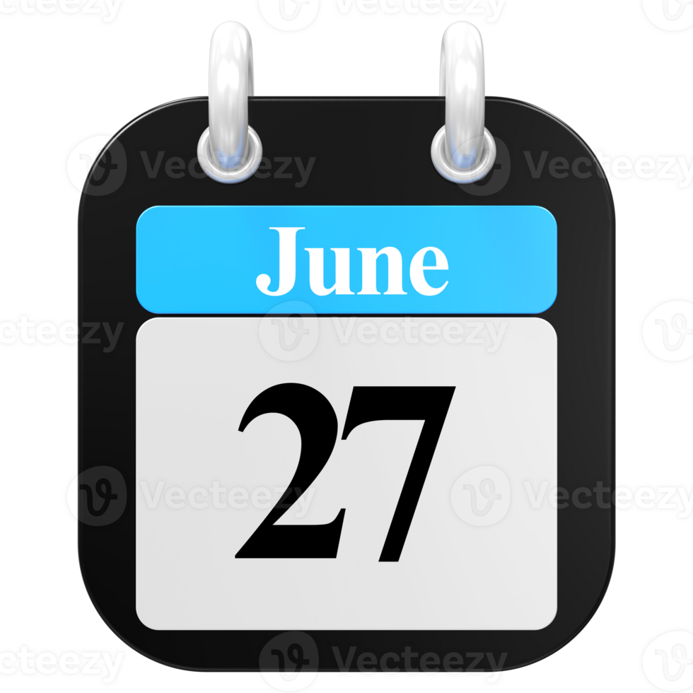 icon calendar 3D Rendering png