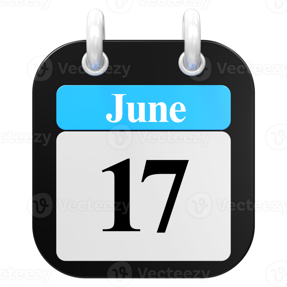 icon calendar 3D Rendering png
