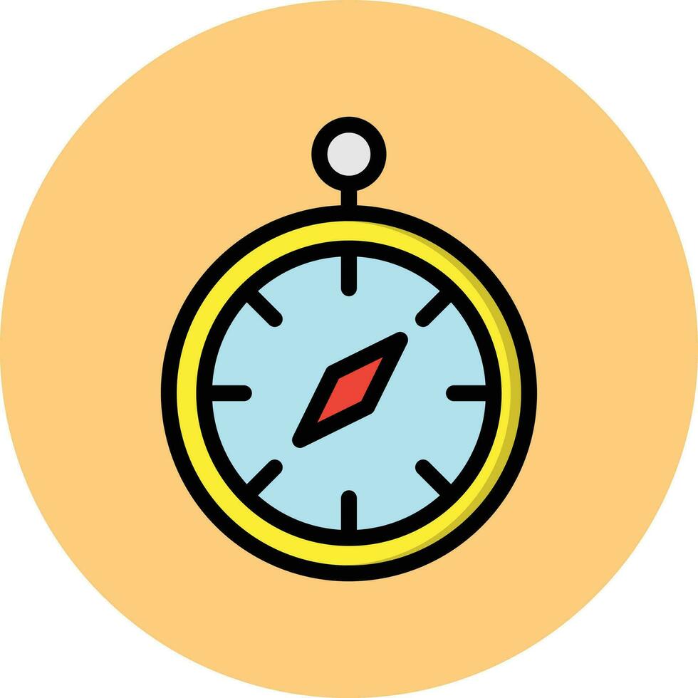 Chronometer Vector Icon Design Illustration