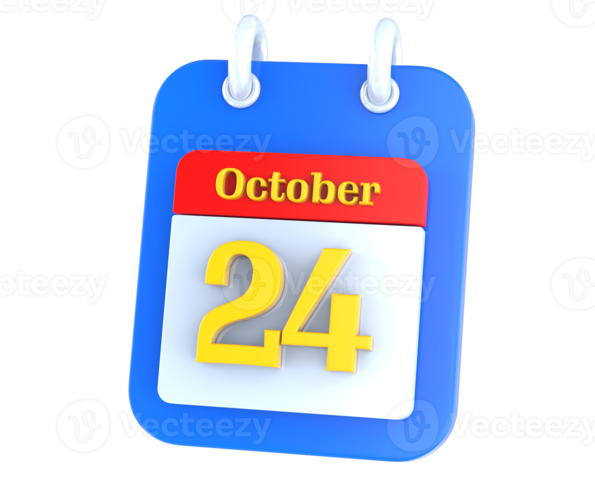 icon calendar 3D Rendering png