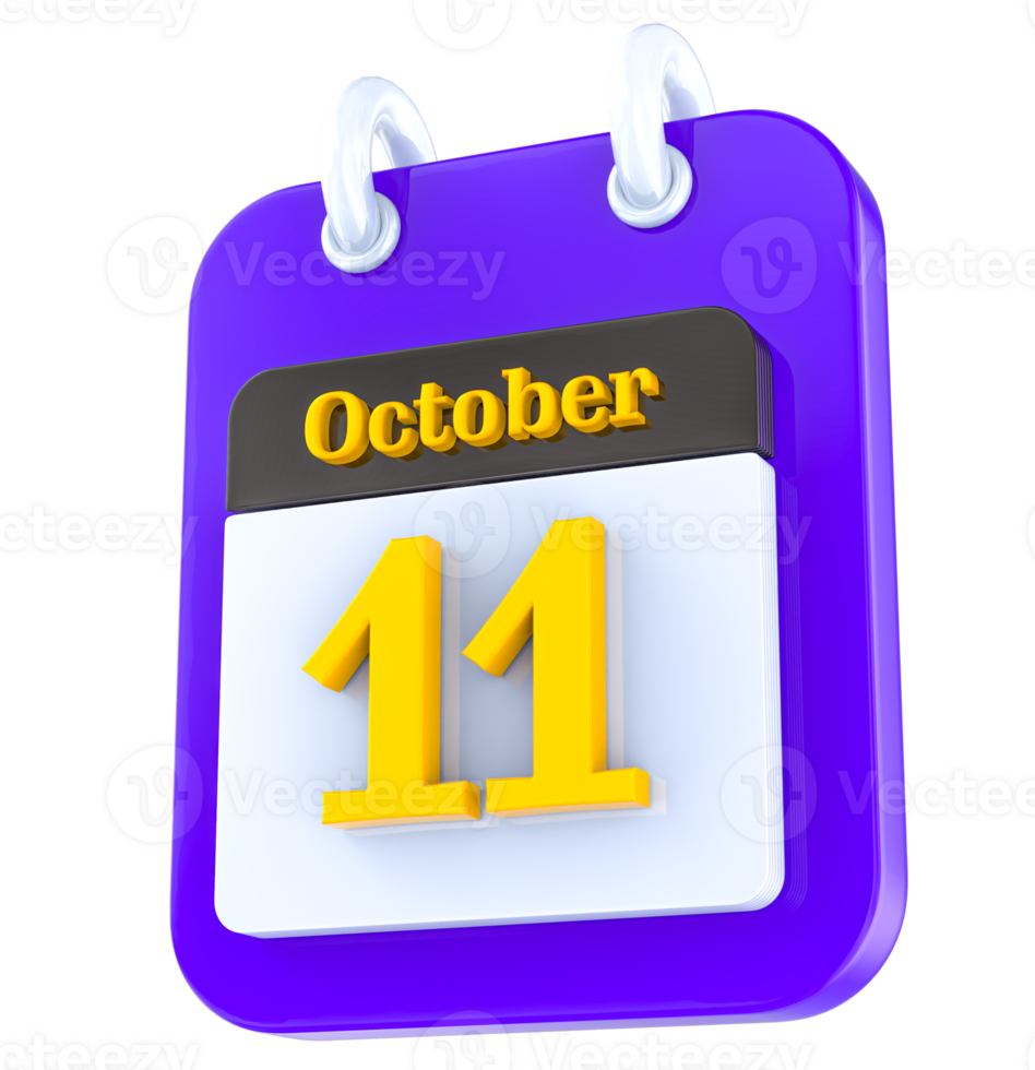 Oktober Kalender 3d Tag 11 png