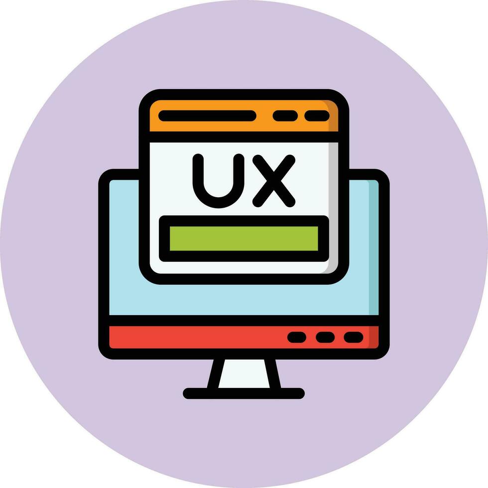Ux Vector Icon Design Illustration