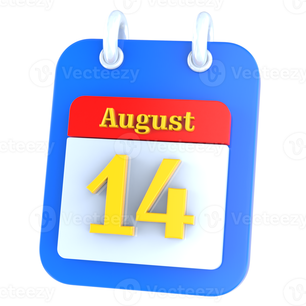 icon calendar 3D Rendering png