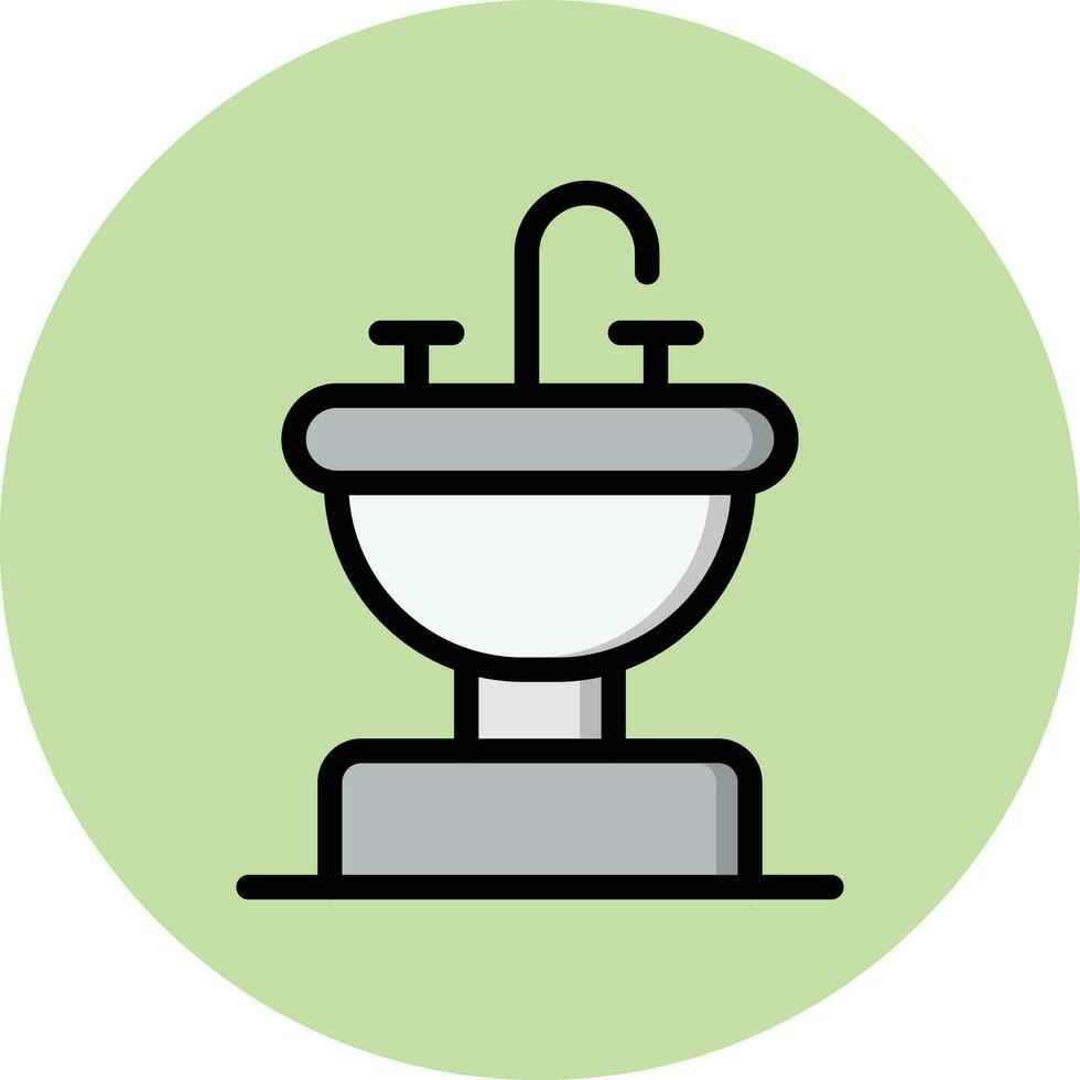 Sink Vector Icon Design Illustration