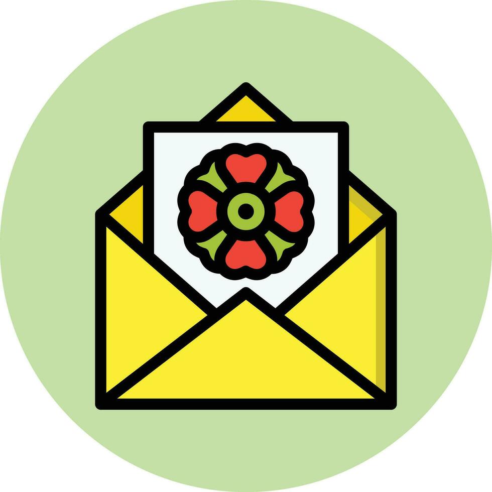 Greeting Card Vector Icon Design Illustration