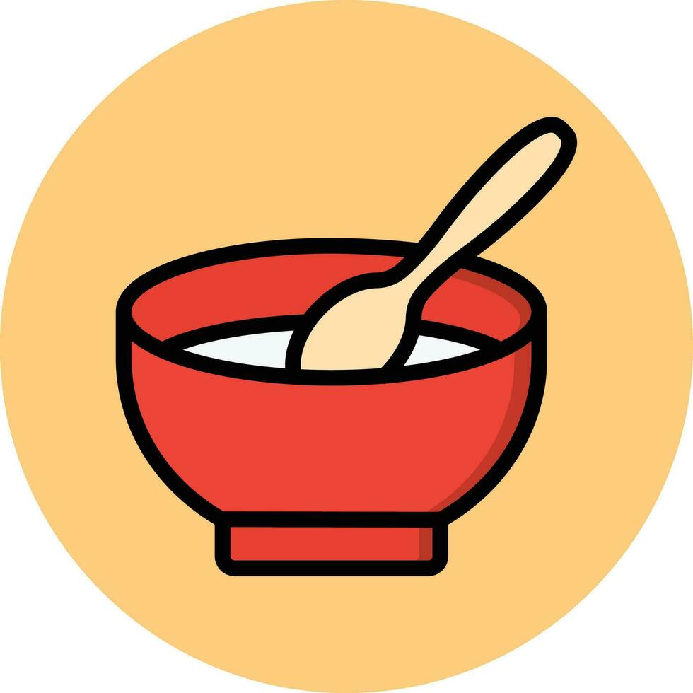 ilustración de diseño de icono de vector de sopa