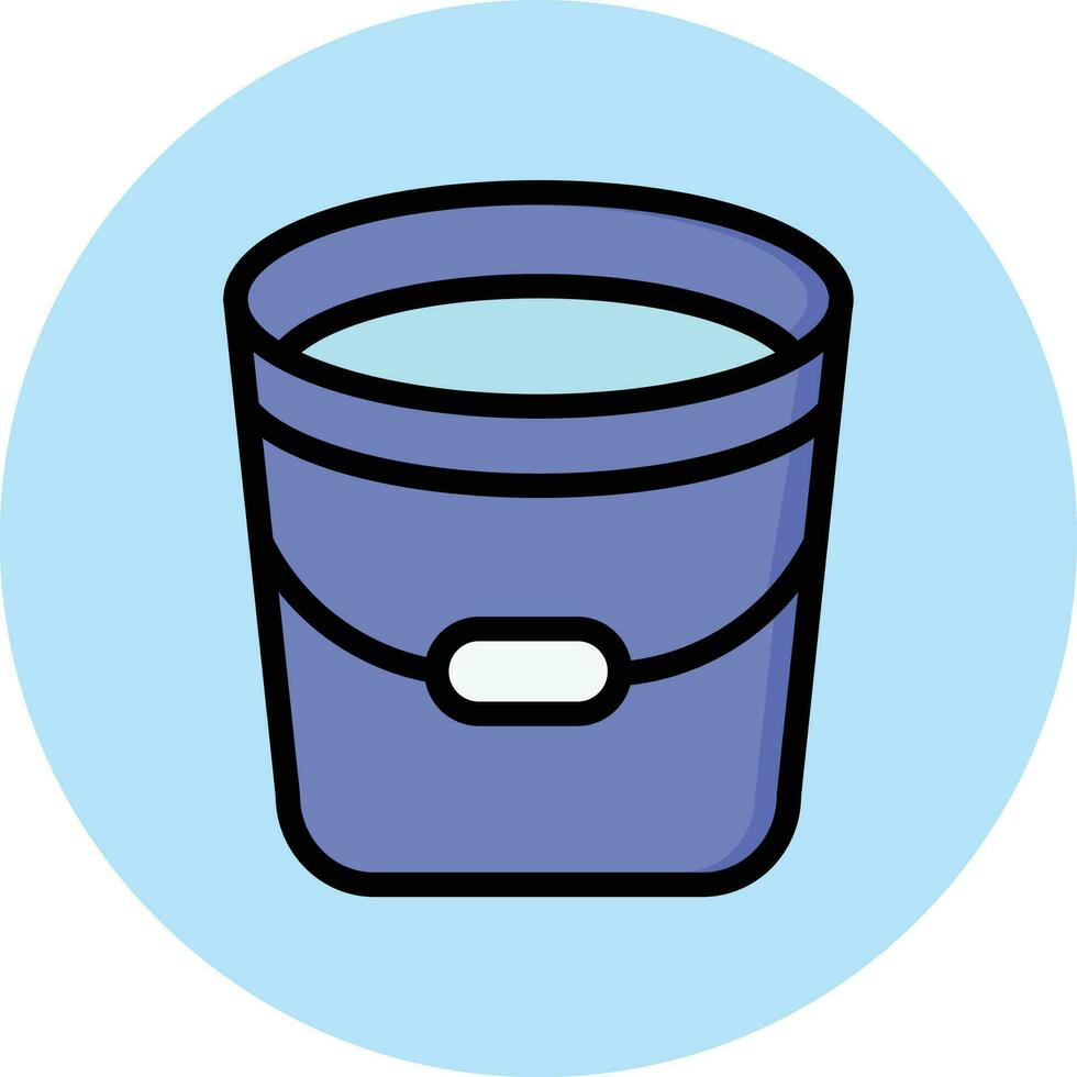 Bucket Vector Icon Design Illustration