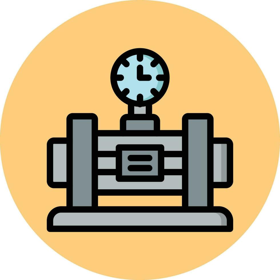 Gauge Vector Icon Design Illustration