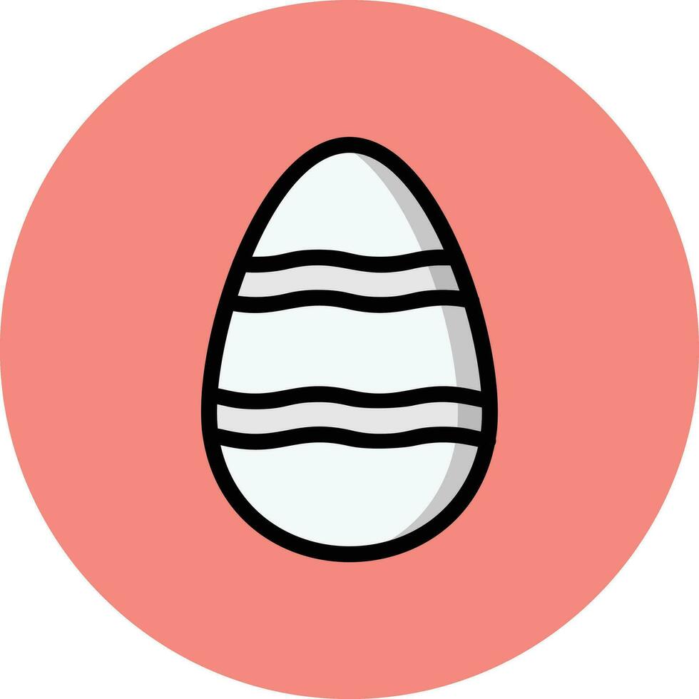 Boiled Egg Vector Icon Design Illustration