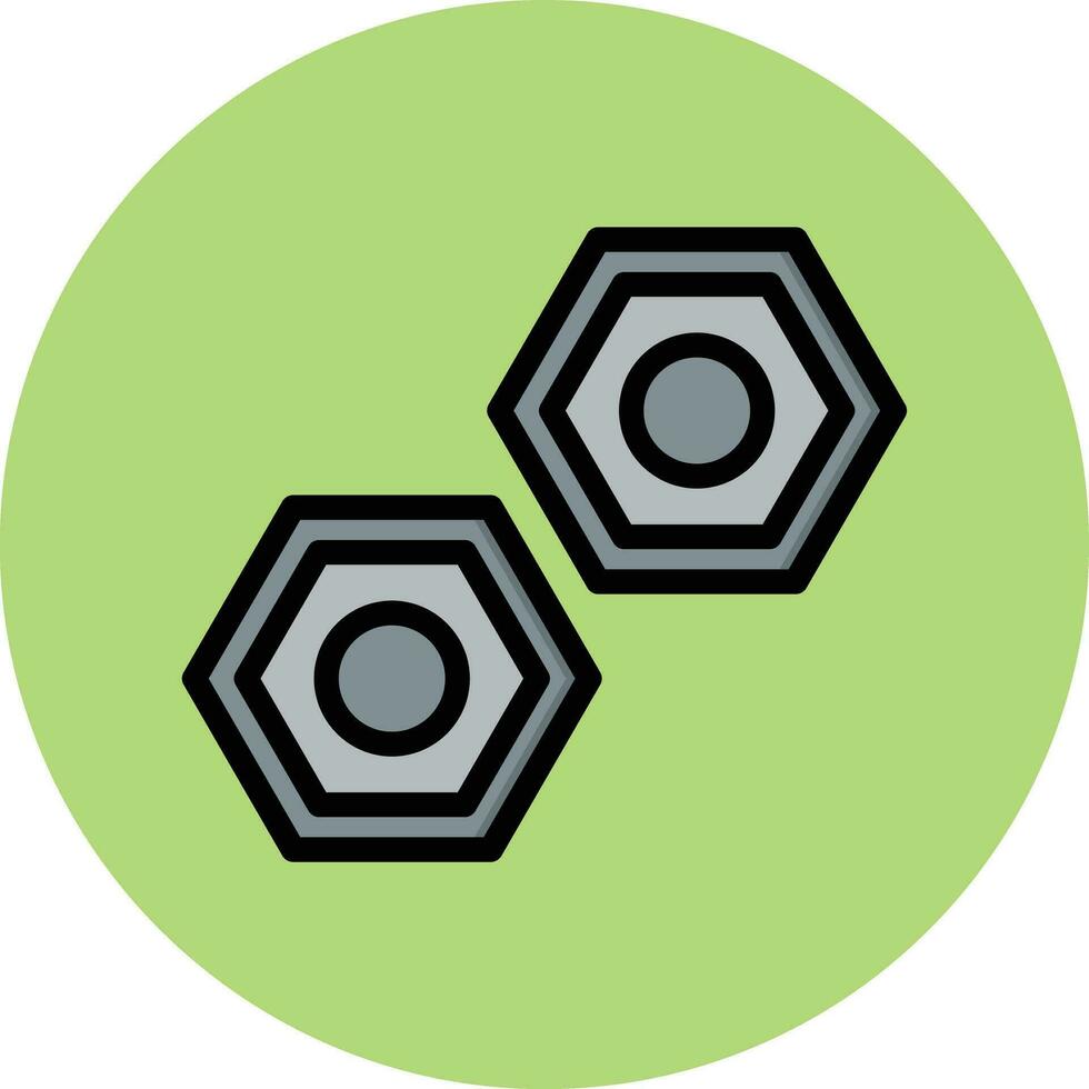 Nuts Vector Icon Design Illustration