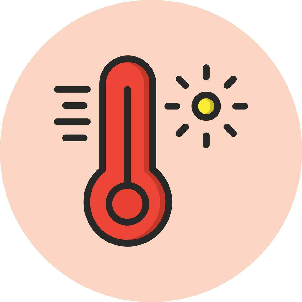 Temperature Vector Icon Design Illustration