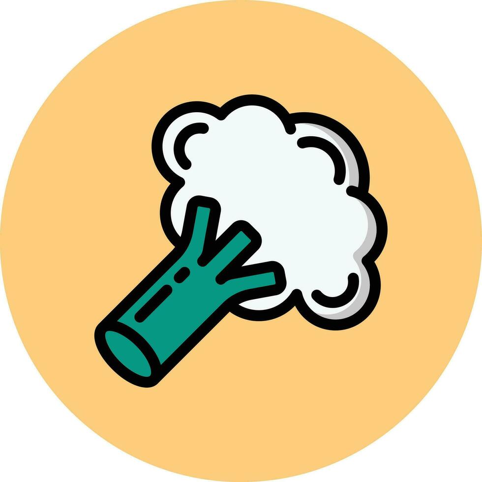 Broccoli Vector Icon Design Illustration