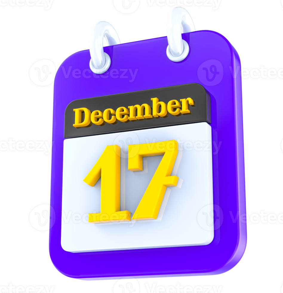 diciembre calendario 3d día 17 png