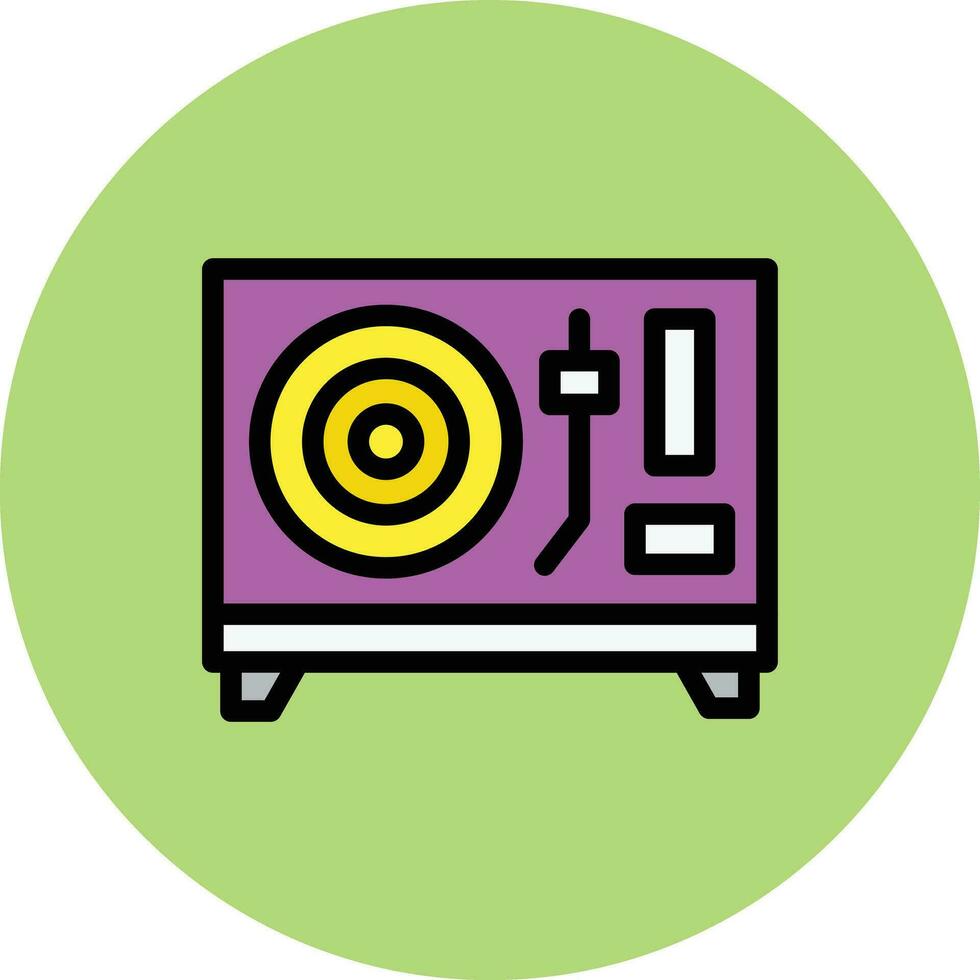 Vinyl Vector Icon Design Illustration