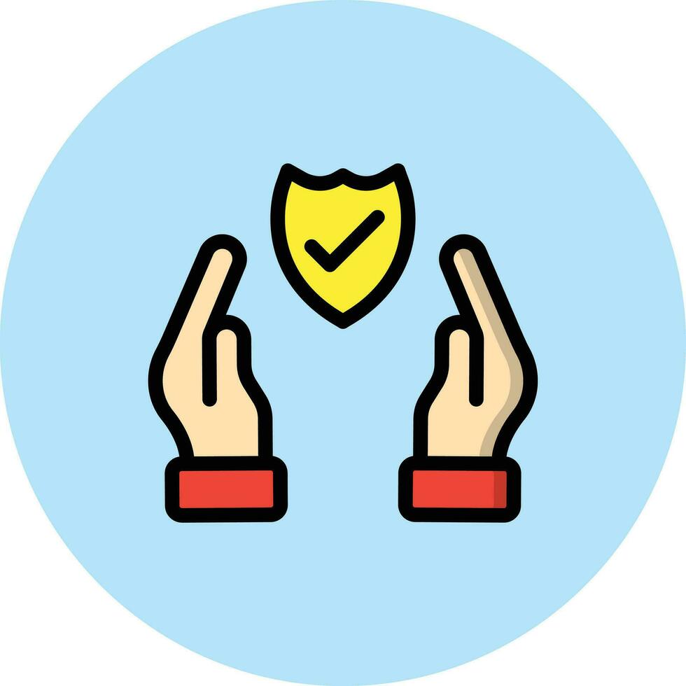 Protection Vector Icon Design Illustration