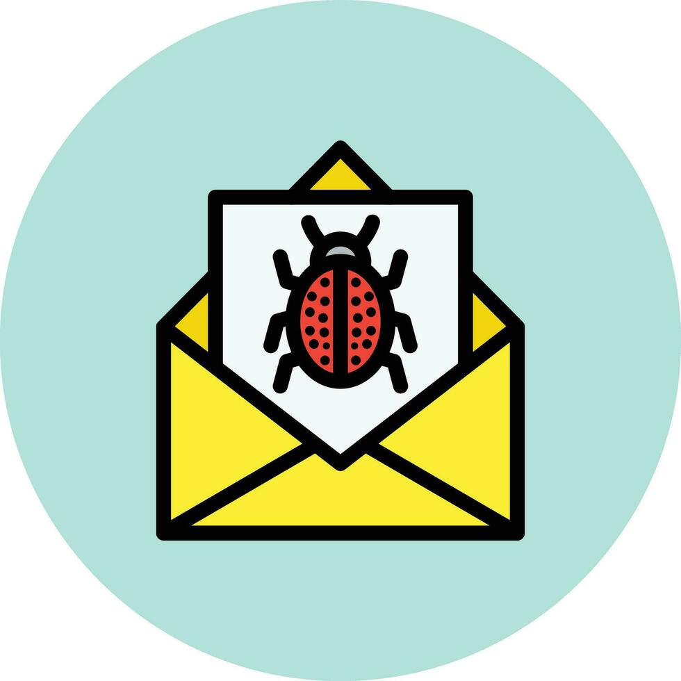 correo no deseado vector icono diseño ilustración
