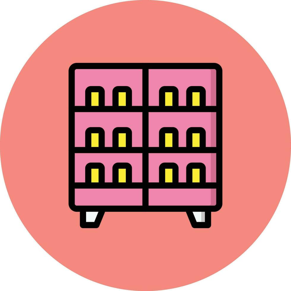 Product Shelf Vector Icon Design Illustration