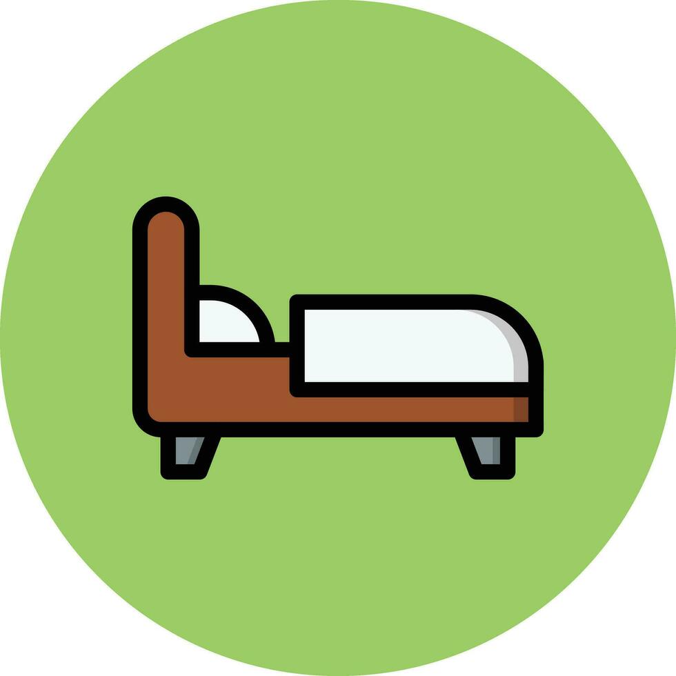 Bed Vector Icon Design Illustration