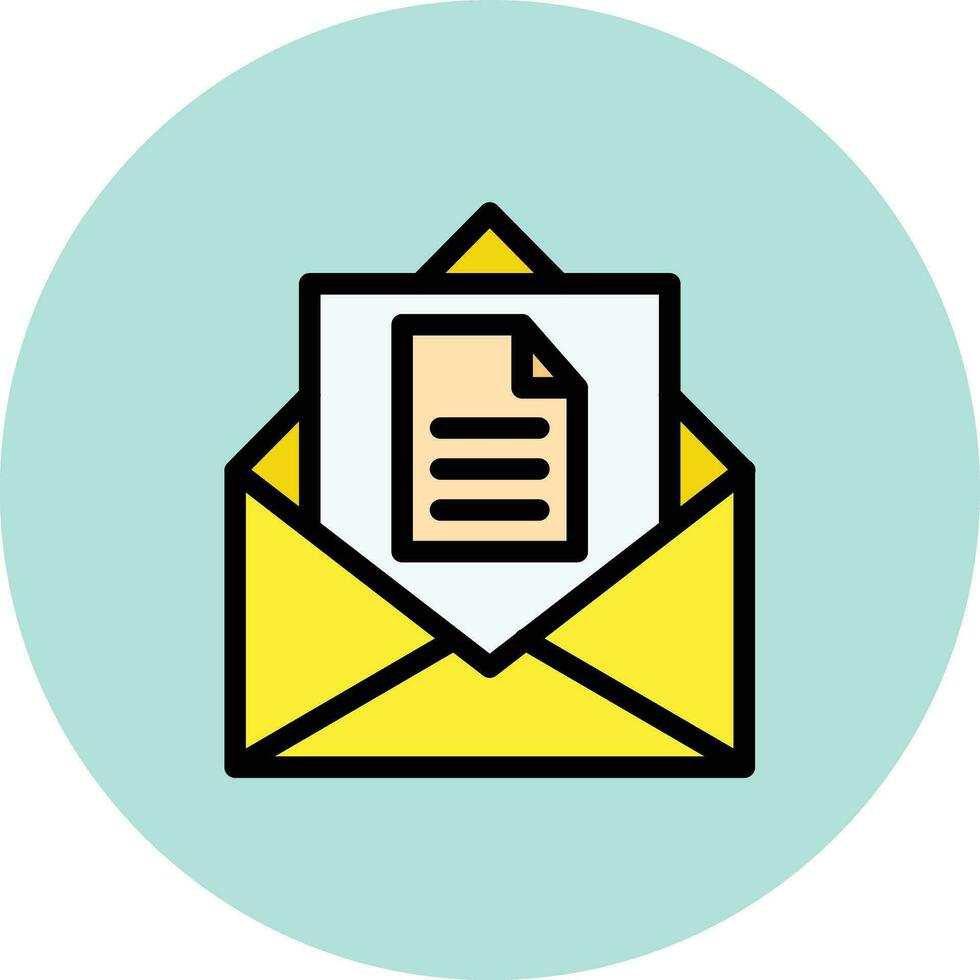 Contract Vector Icon Design Illustration