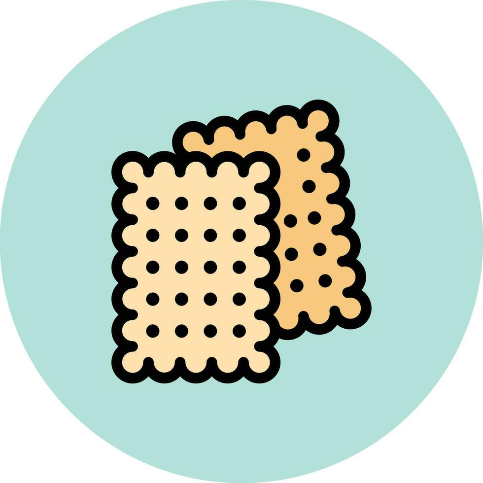 Biscuit Vector Icon Design Illustration