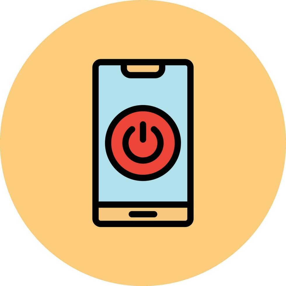 Turn On Vector Icon Design Illustration