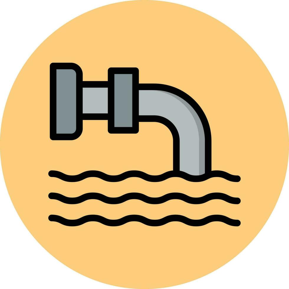 Drainage Vector Icon Design Illustration