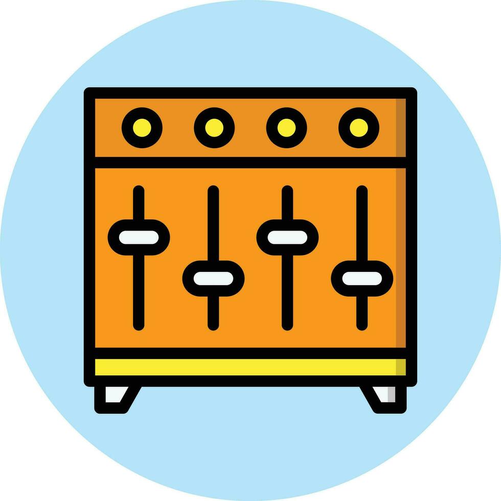 Music Equalizer Vector Icon Design Illustration