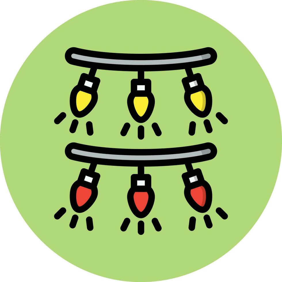 Garland Vector Icon Design Illustration