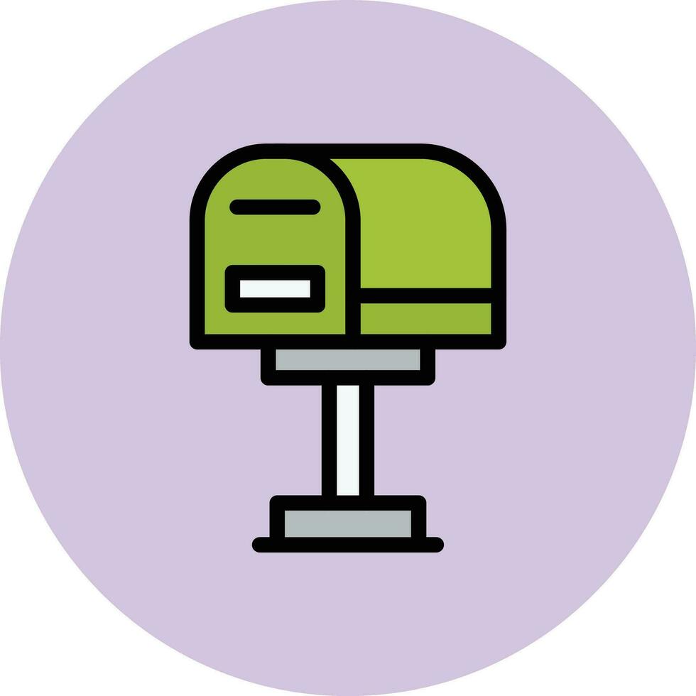 Mail Box Vector Icon Design Illustration