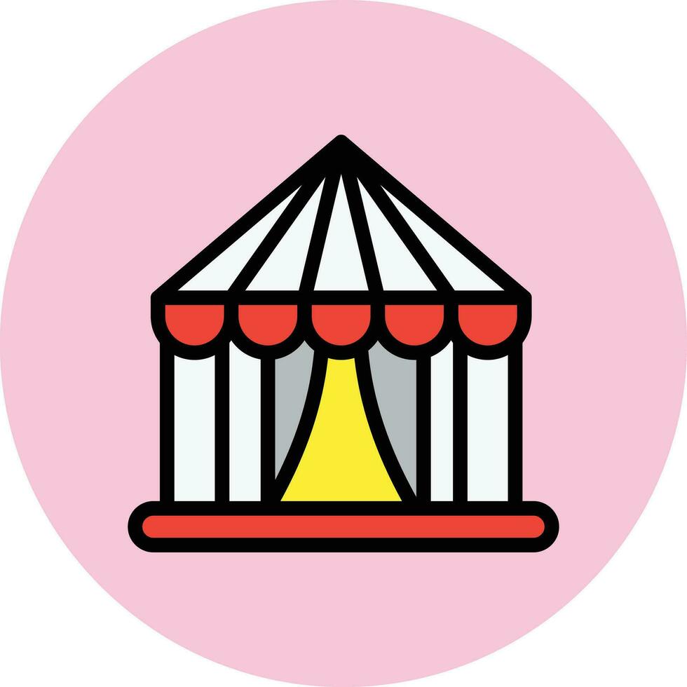 Tent Vector Icon Design Illustration